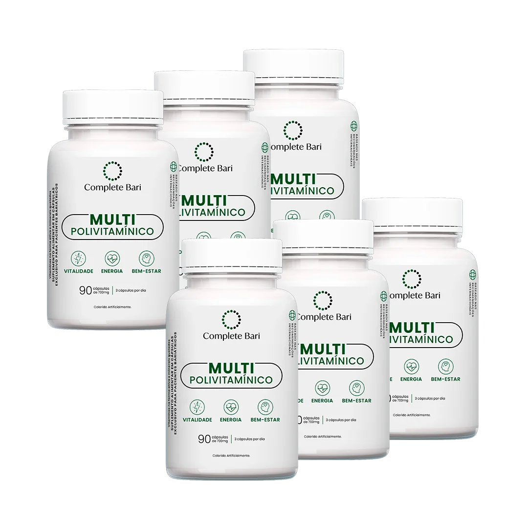 Kit Multivitamínico Bariátrico – 23 Nutrientes com Alta Absorção