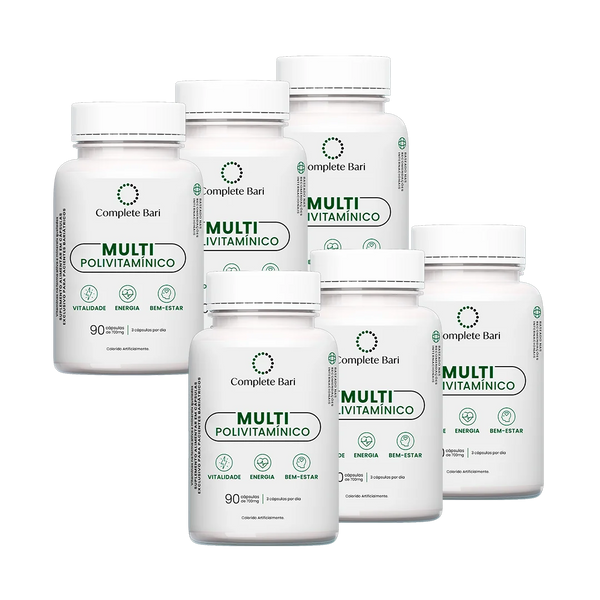 Kit Multivitamínico Bariátrico – 23 Nutrientes com Alta Absorção
