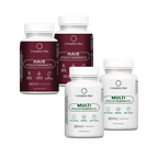Kit 2 Multi + 2 Polivitaminico Cabelos e Unhas