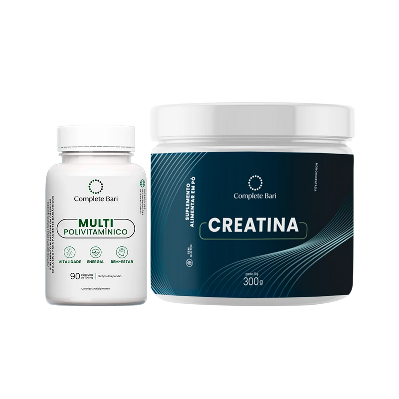 Kit Multivitamínico + Creatina