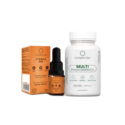 Kit 1 Multi + 1 Vitamina D3 Complete Bari