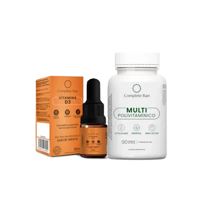 Kit 1 Multi + 1 Vitamina D3 Complete Bari
