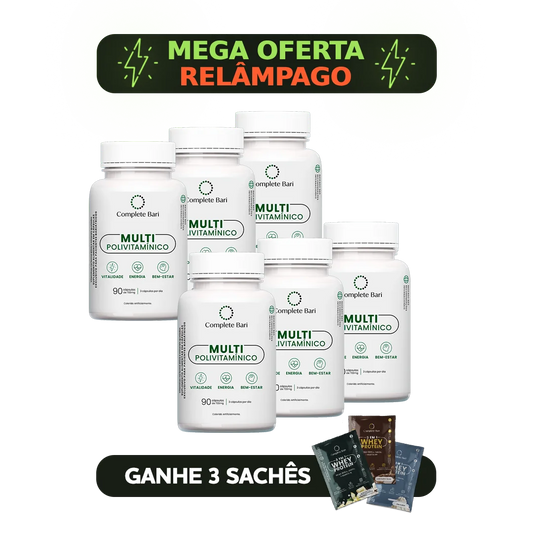 Kit 6 Multi Complete Bari - Vitamina para 6 meses