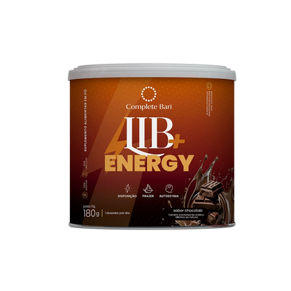 Lib + Energy Sabor Chocolate 180g Complete Bari - Tirosina Arginina CQ10.