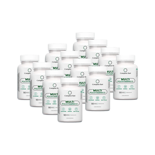 Kit Multivitamínico Bariátrico para 12 Meses – 23 Nutrientes & Vitaminas Ativas