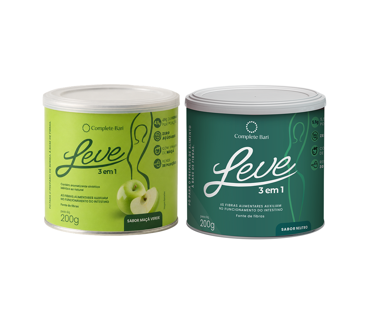 Kit Leve Neutro +  Leve Maçã - Ação 3 em 1