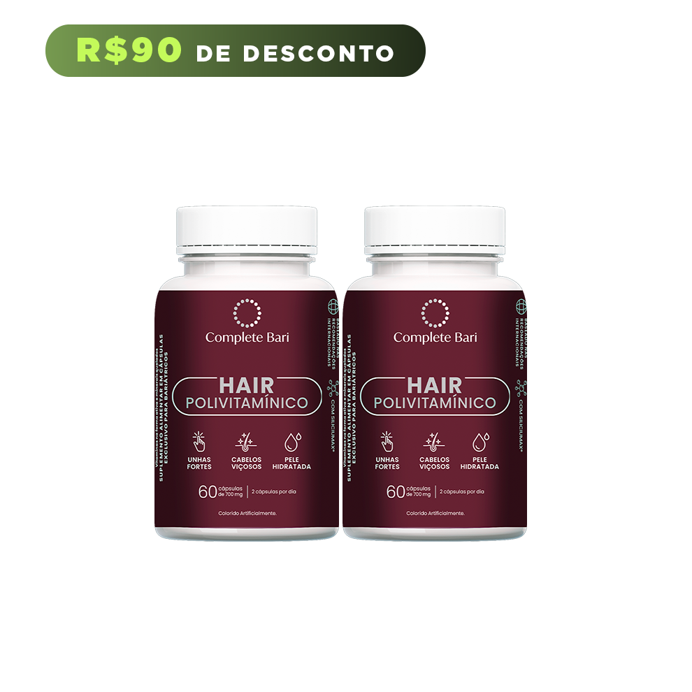 Kit Primeira Compra - 2 Polivitaminicos Cabelos e Unhas