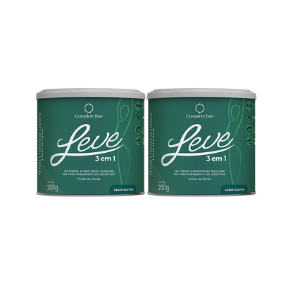 Kit 2 LEVE 3 em 1® – Contra Reganho de Peso & Dumping