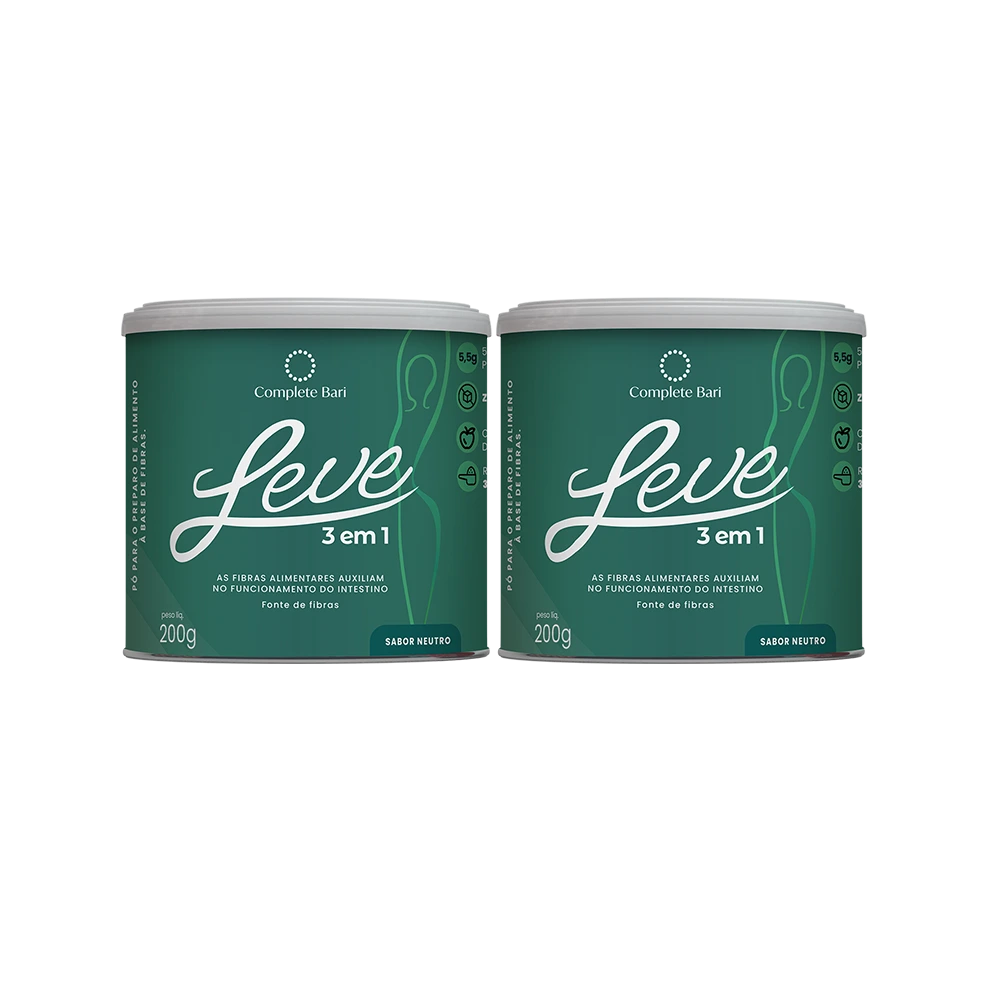 Kit Leve Neutro - Ação 3 em 1 Contra Reganho de Peso e Dumping