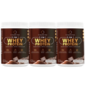 Kit Whey Protein Ação 3 em 1 Chocolate Belga