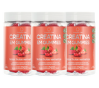 Kit Creatina em Gummies Frutas Vermelhas