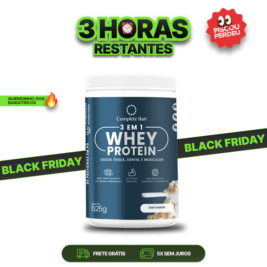 Whey Isolado 3 em 1 Neutro 525gr Complete Bari