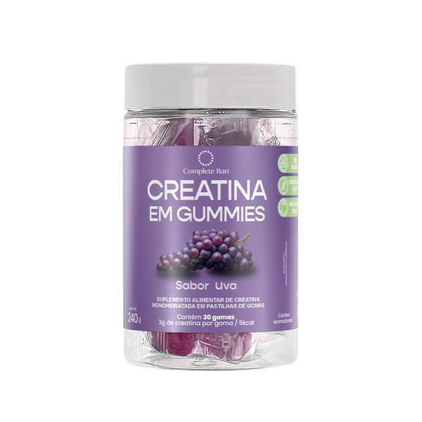 Creatina em Gummies Sabor Uva 3g