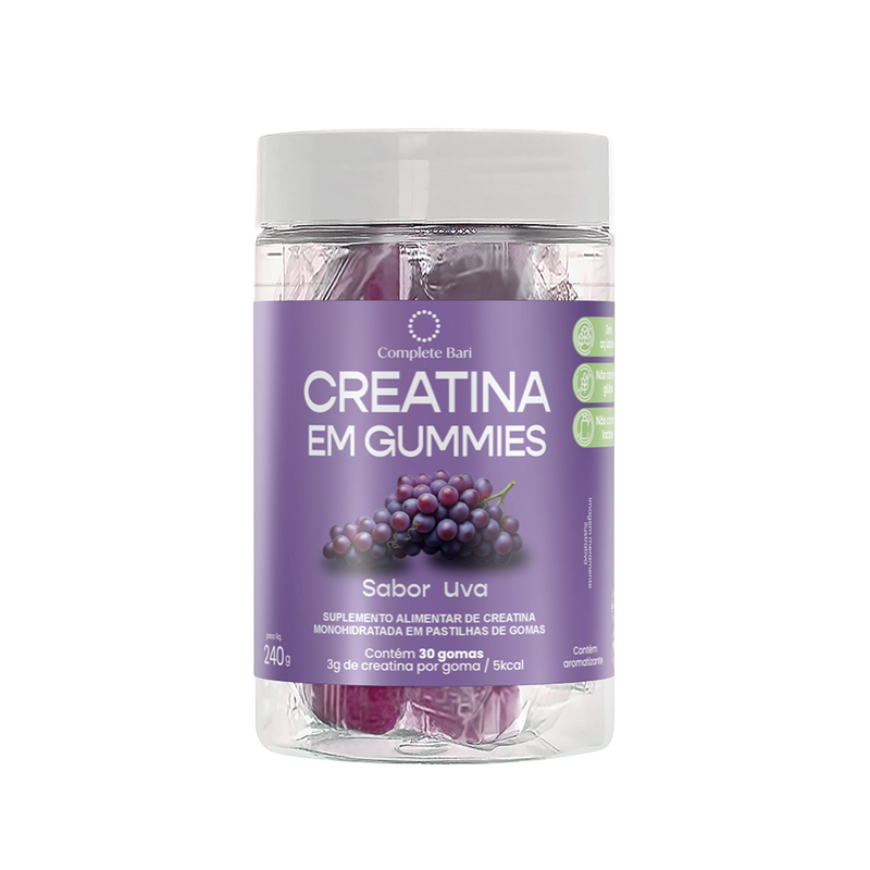 Creatina em Gummies Sabor Uva 3g