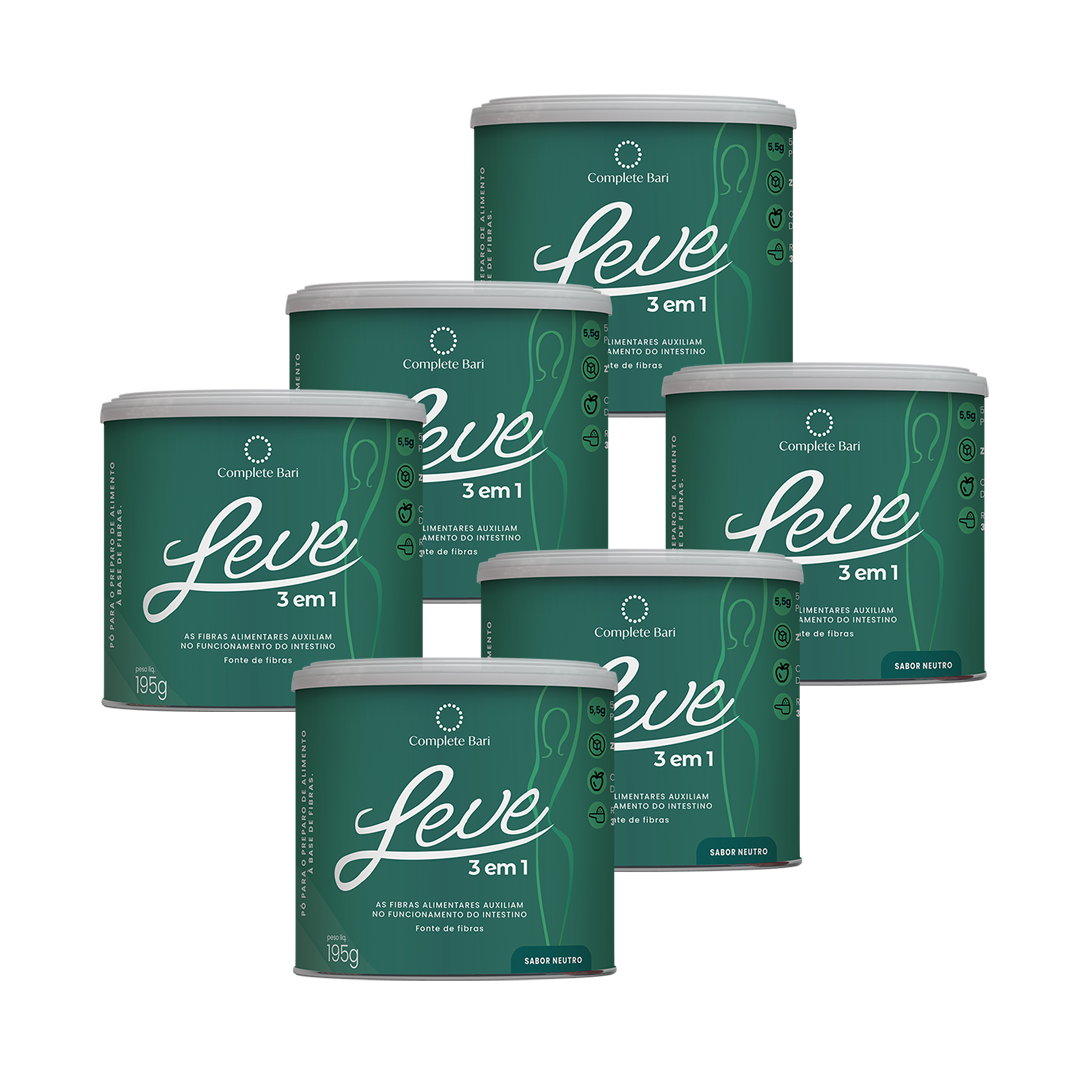 Kit Leve - Ação 3 em 1 Contra Reganho de Peso e Dumping