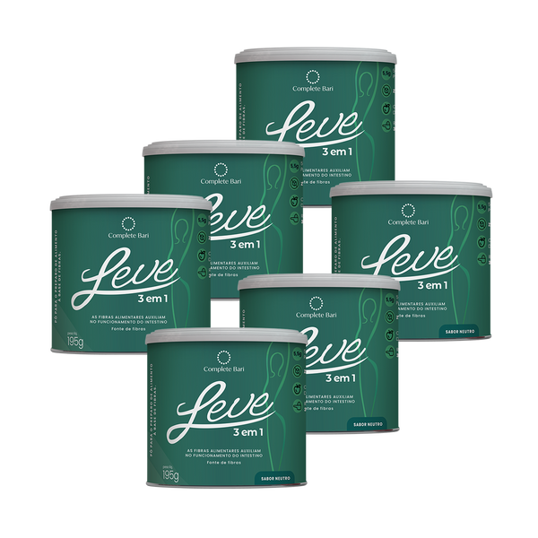 Kit Leve - Ação 3 em 1 Contra Reganho de Peso e Dumping
