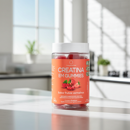 Creatina em Gummies Frutas Vermelhas