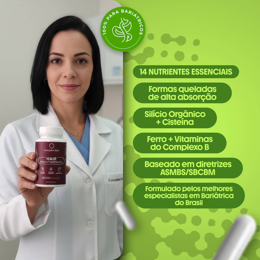Polivitamínico para Cabelos e Unhas