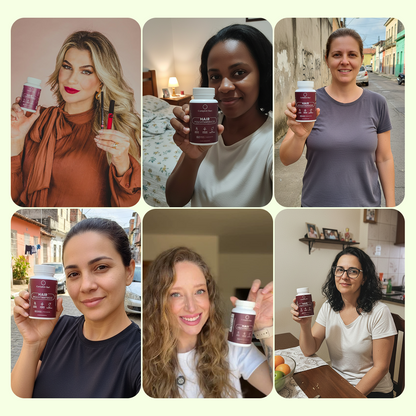 Polivitamínico para Cabelos e Unhas com Silício Orgânico + Cisteína (60 cápulas)