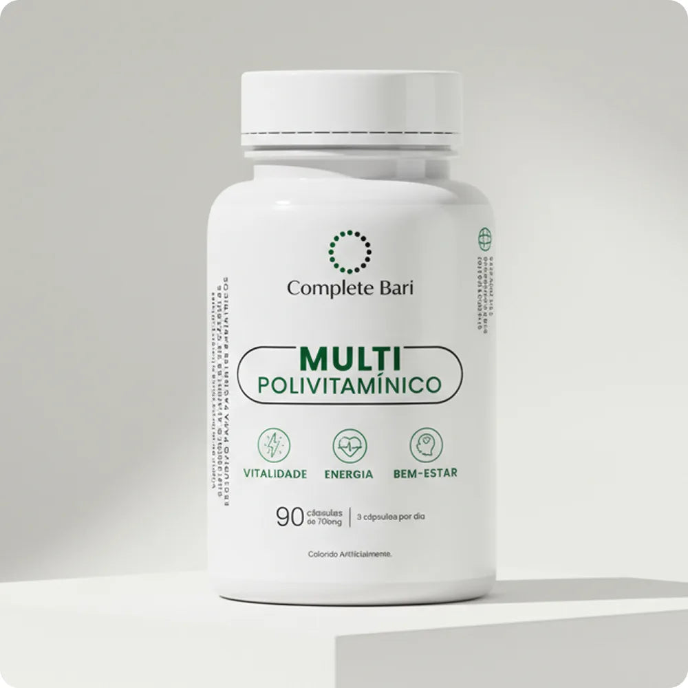 Multivitamínico Para Usuários de Caneta ou Bariátrico | 23 Nutrientes
