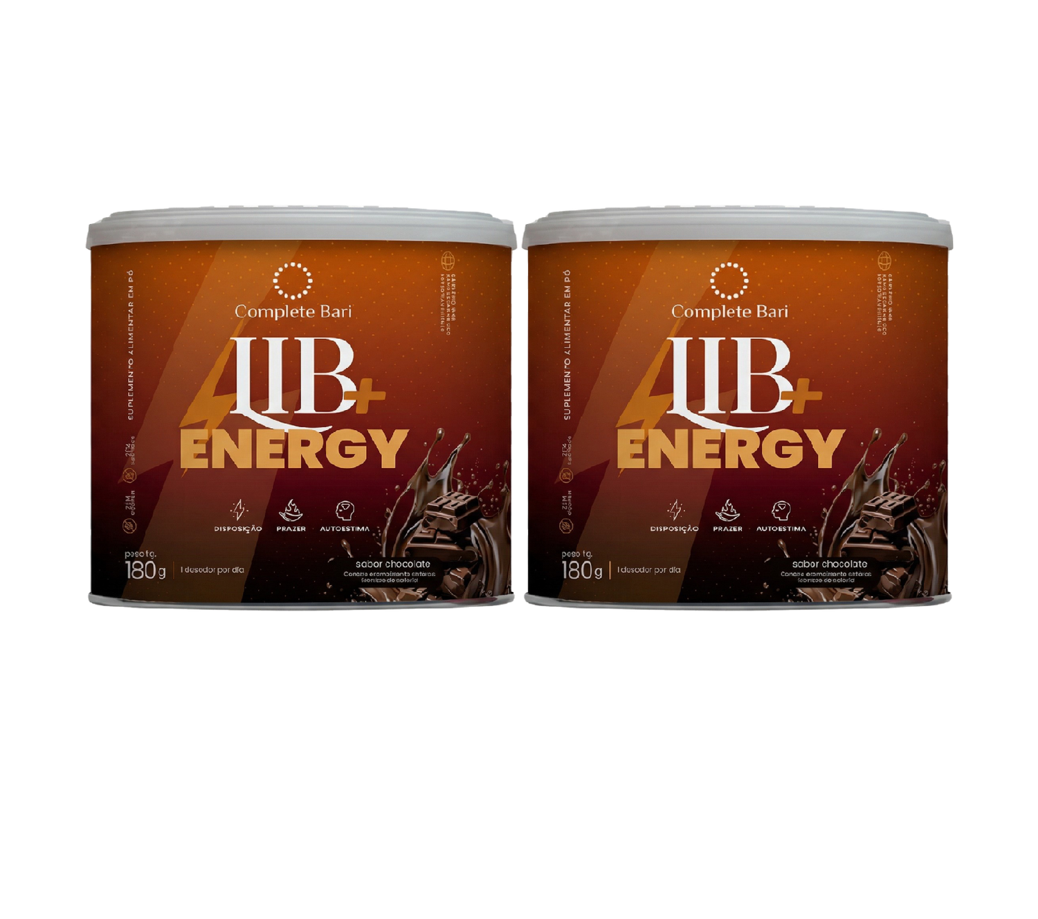 Kit Lib Energy Chocolate - Tirosina Arginina CQ10