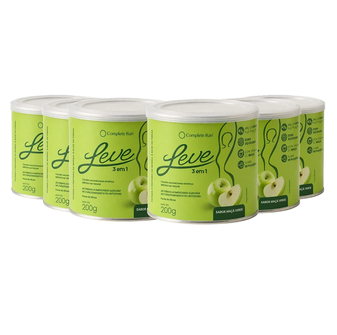 Kit Leve Maçã - Ação 3 em 1 Contra Reganho de Peso e Dumping