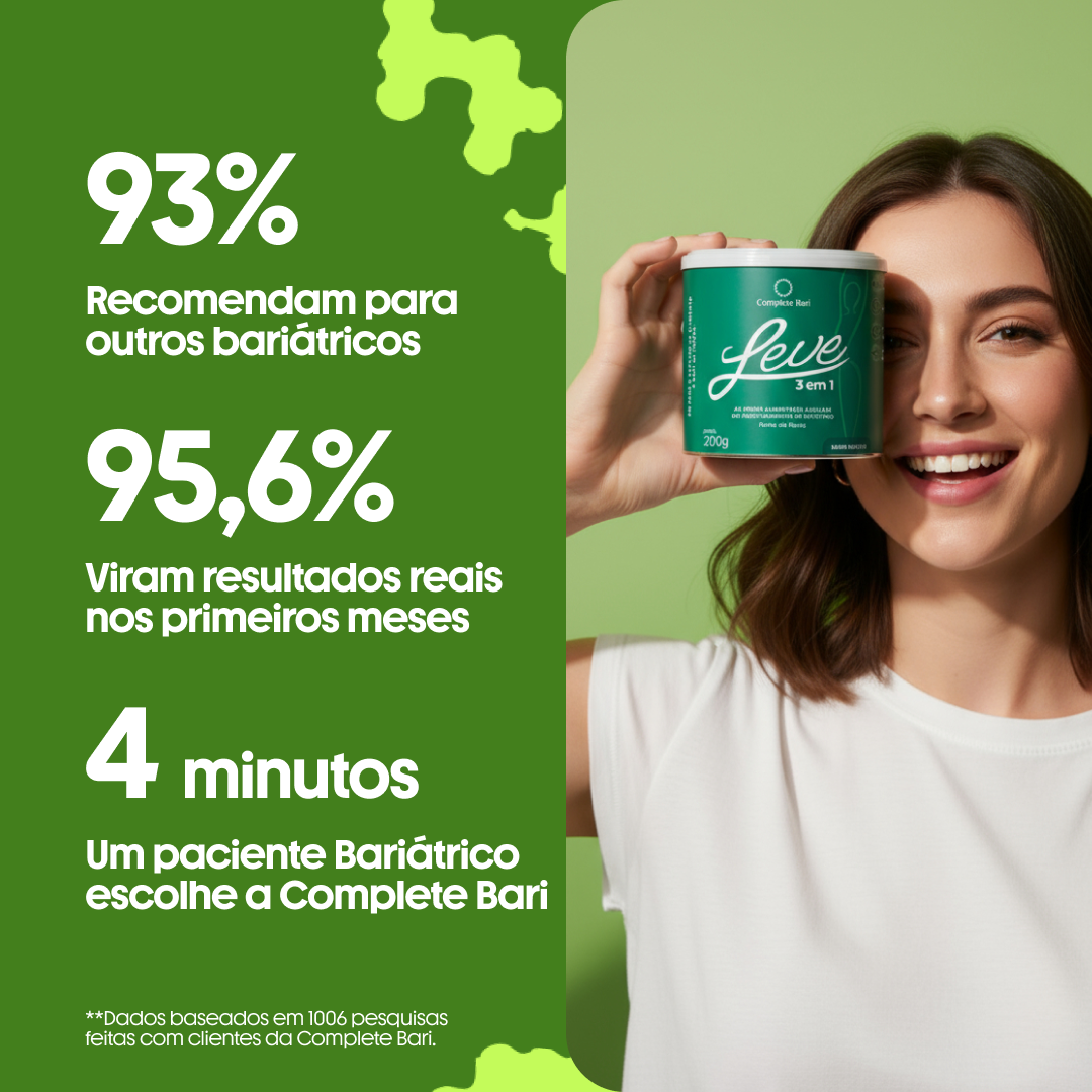 LEVE 3 em 1® – Contra Reganho de peso e Dumping