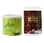 Kit Leve Maçã - Ação 3 em 1 + Whey Protein Chocolate Belga