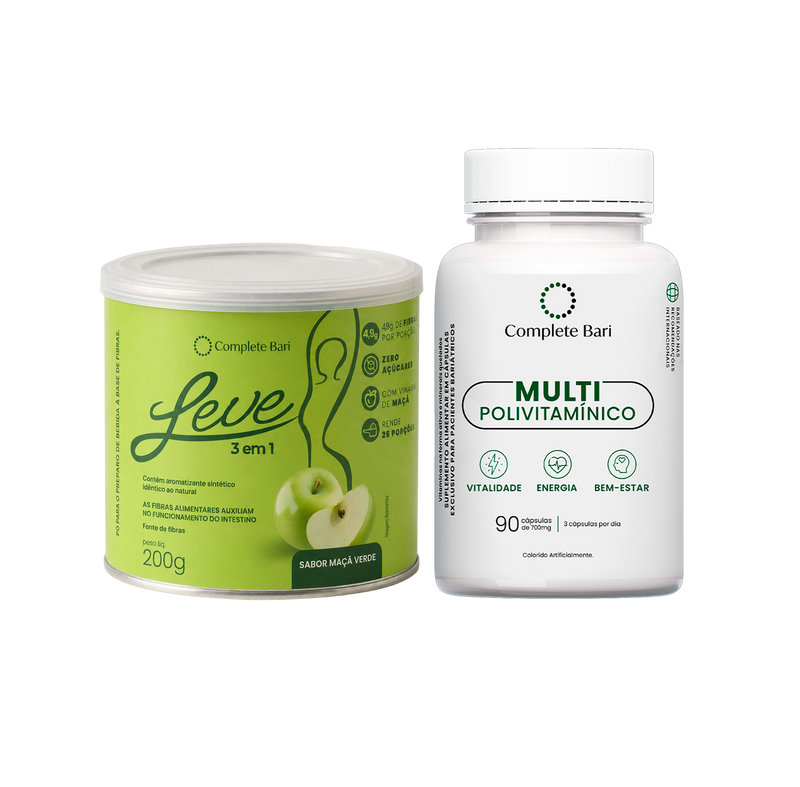Kit Leve Maçã - Ação 3 em 1 + Multivitamínico