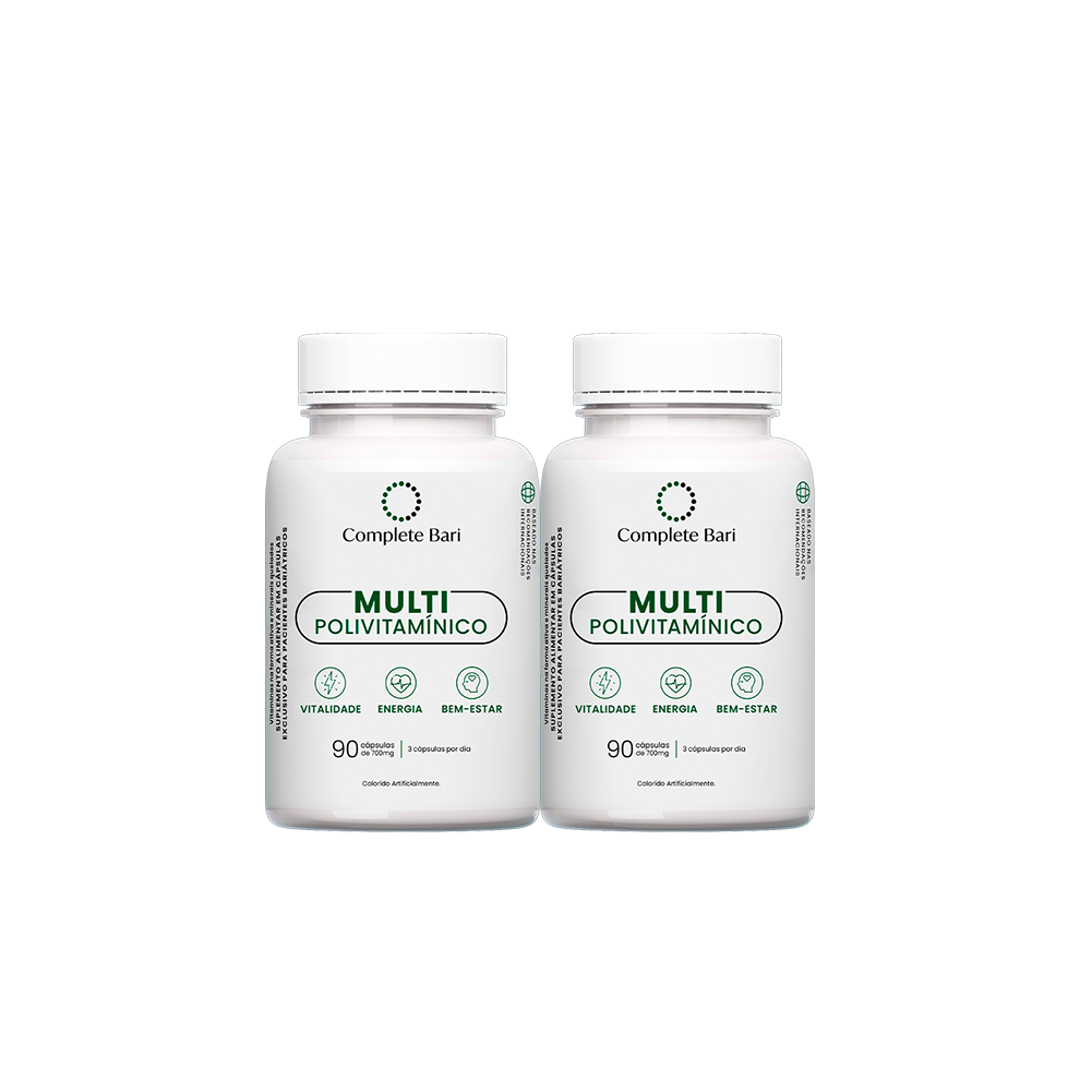 Kit Multivitamínico Bariátrico para 2 Meses – 23 Nutrientes & Vitaminas Ativas