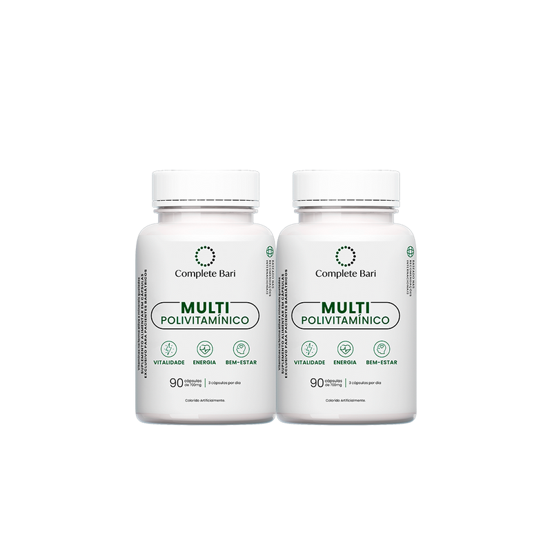 Kit Multivitamínico Para Usuários de Caneta ou Bariátrico | 23 Nutrientes