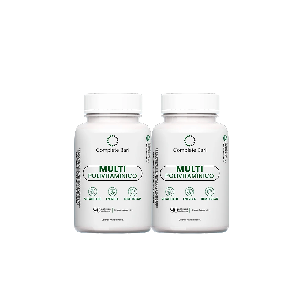 Kit Multivitamínico Para Usuários de Caneta ou Bariátrico | 23 Nutrientes