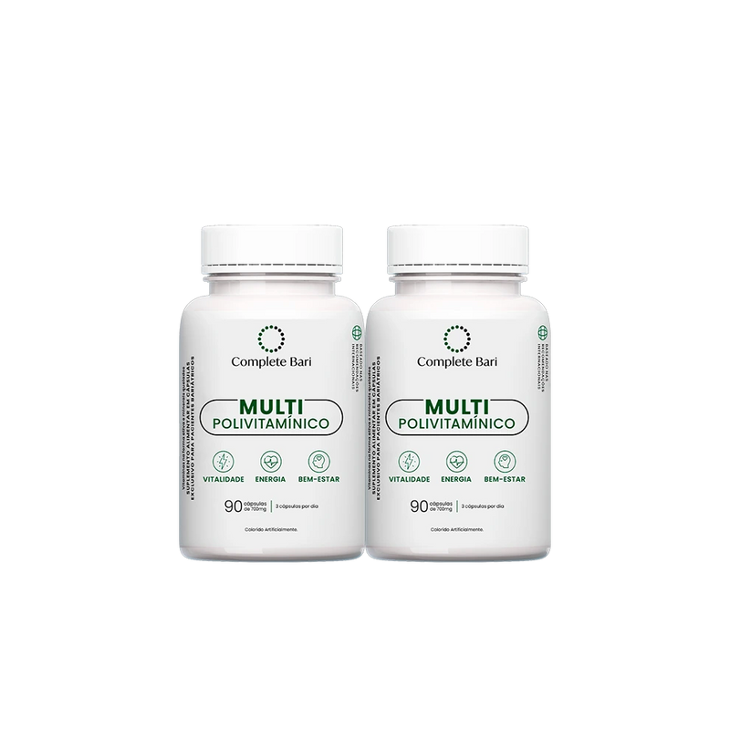 Kit Multivitamínico Para Usuários de Caneta ou Bariátrico | 23 Nutrientes