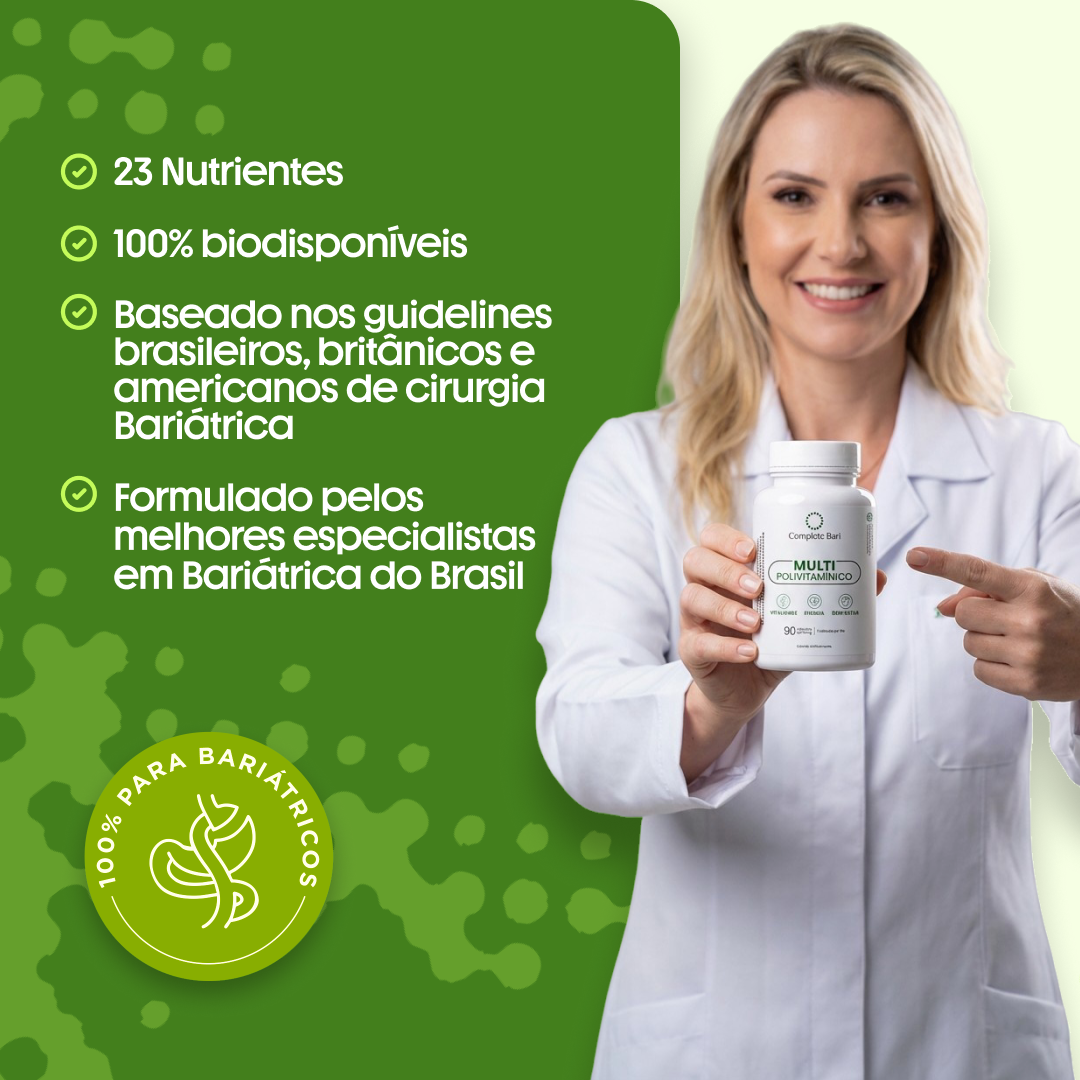 Kit Multivitamínico Bariátrico para 2 Meses – 23 Nutrientes & Vitaminas Ativas