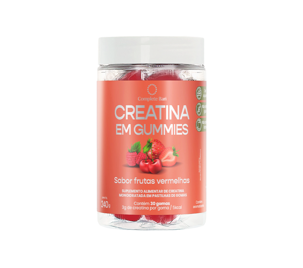 Creatina em Gummies Frutas Vermelhas