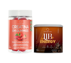 Kit Creatina em Gummies Frutas Vermelhas + Lib Energy Chocolate