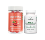 Kit Creatina em Gummies Frutas Vermelhas + Multivitamínico