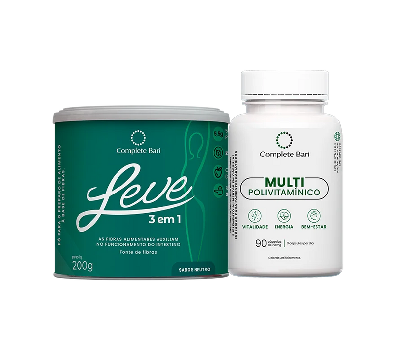 Kit Leve Neutro - Ação 3 em 1 + Multivitamínico