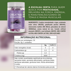 Kit Creatina em Gummies Uva + Leve Neutro - Ação 3 em 1