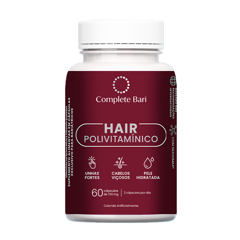 Polivitamínico para Cabelos e Unhas: Ideal Para Quem Usa Caneta ou Fez Bariátrica