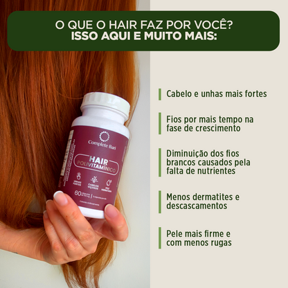 Polivitamínico Cabelos e Unhas Complete Bari Hair