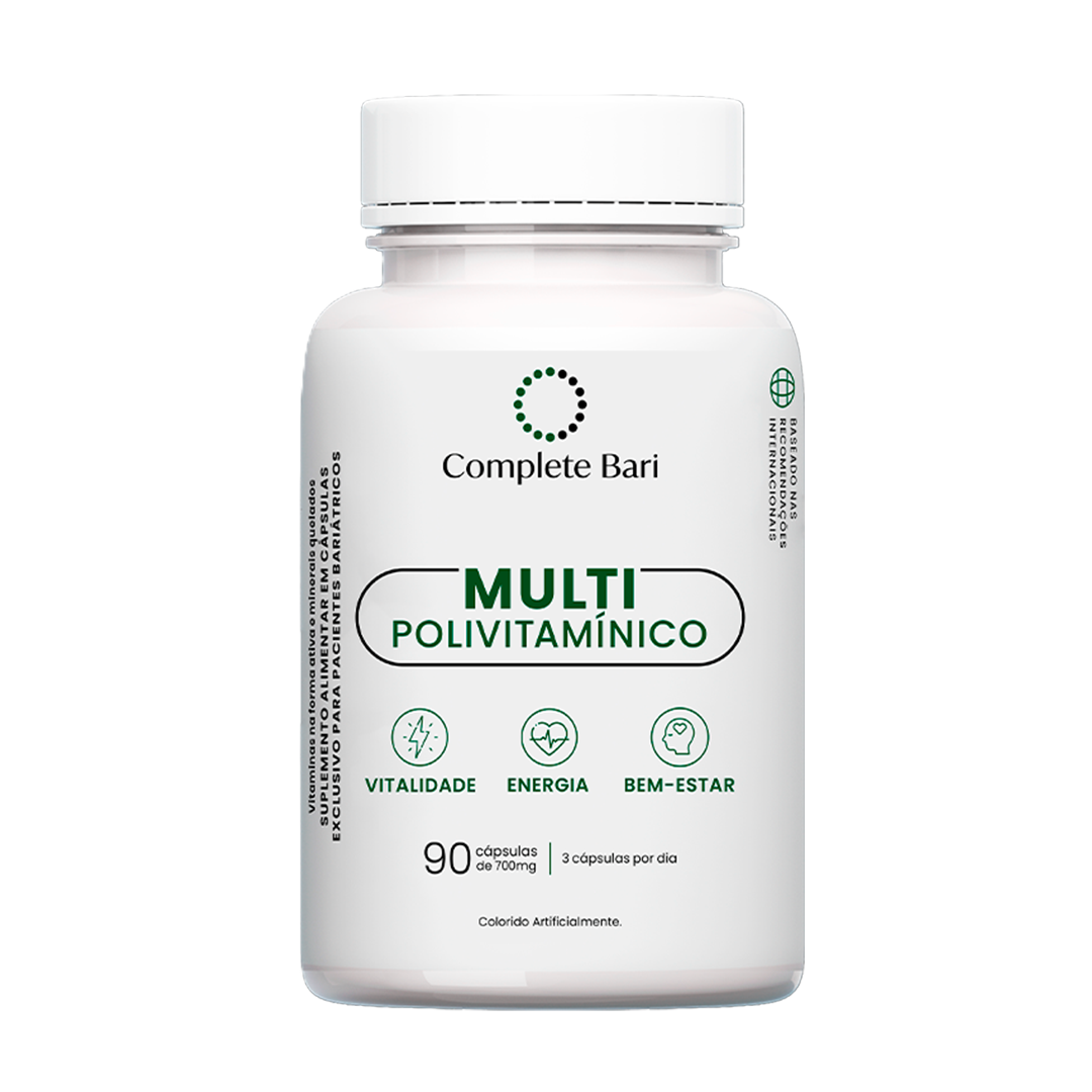 Multivitamínico Para Usuários de Caneta ou Bariátrico | 23 Nutrientes