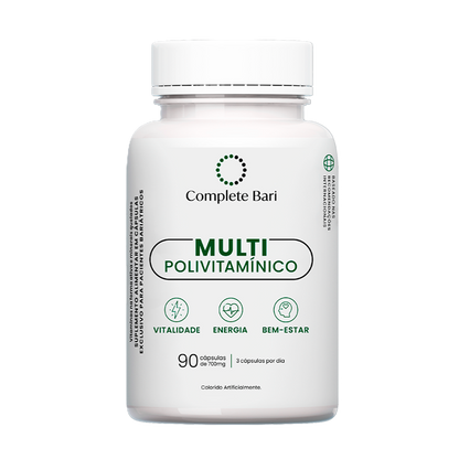 Multivitamínico Para Usuários de Caneta ou Bariátrico | 23 Nutrientes
