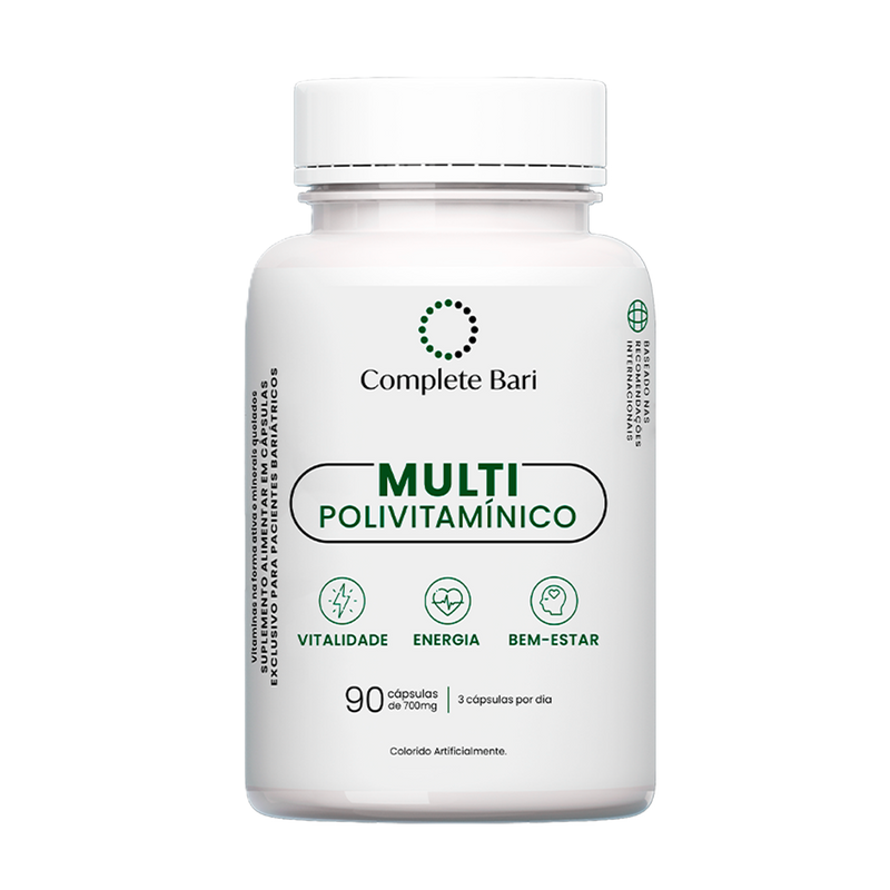 Multivitamínico Para Usuários de Caneta ou Bariátrico | 23 Nutrientes