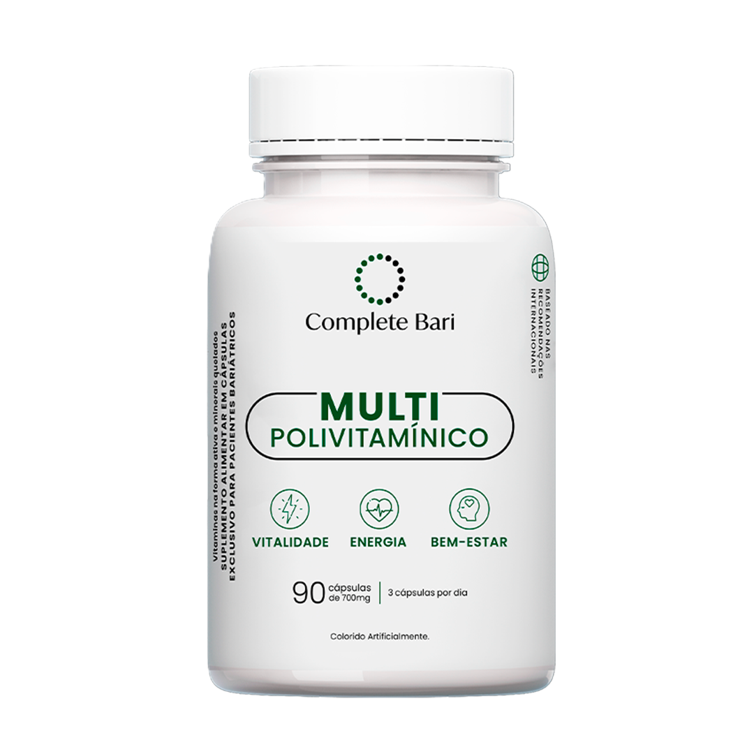 Multivitamínico Para Usuários de Caneta ou Bariátrico | 23 Nutrientes