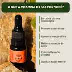 Vitamina D3 Gotas Sabor Menta 10ml