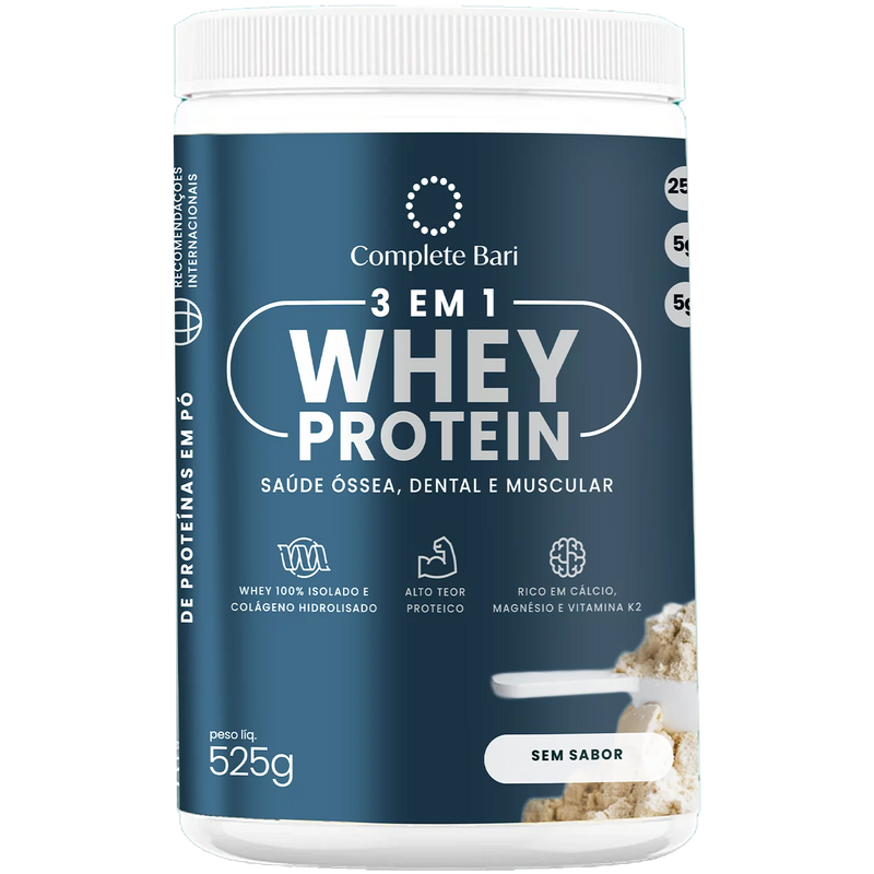 Whey Protein Ação 3 em 1 Neutro 525gr